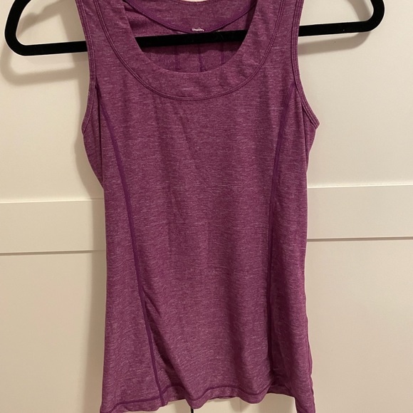 Lululemon Athletica run free tank Heathered plum size 4 - Picture 5 of 8